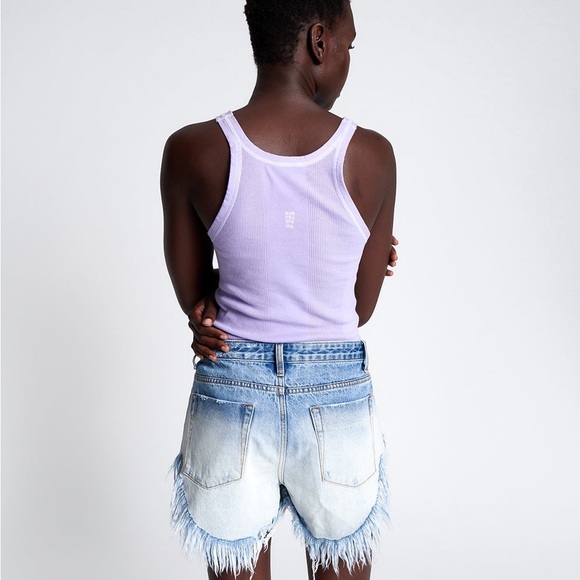 ONE TEASPOON Bower Bird Singlet in Lavender! - Picture 3 of 5